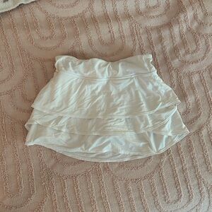 Athleta girl white tennis skirt